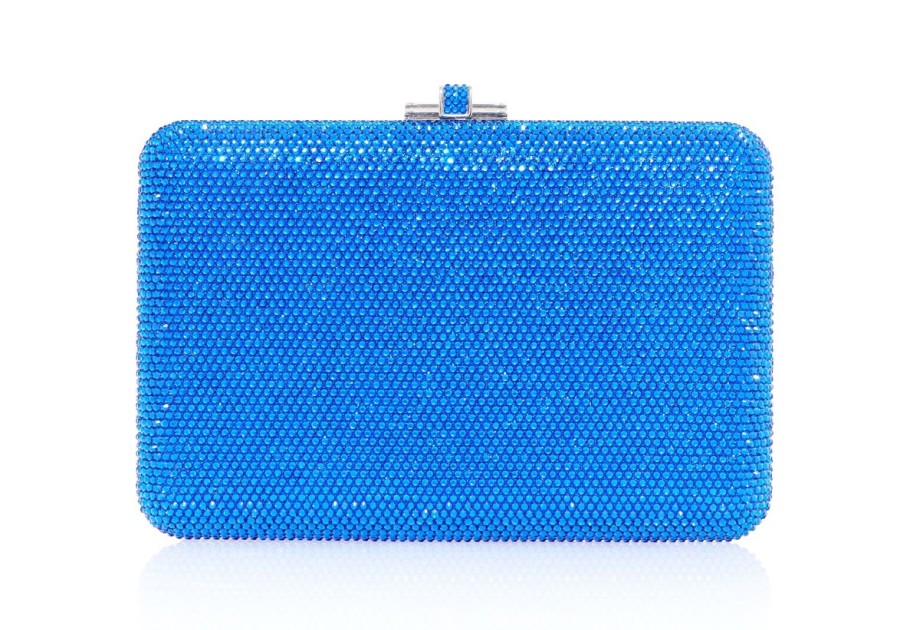 Handbags Judith Leiber | Classic Slim Slide Sapphire