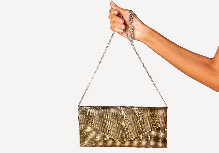 Handbags Judith Leiber | Classic Gold Envelope