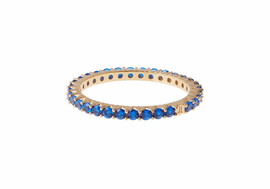 Accessories Judith Leiber | Micropave Eternity Ring Blue