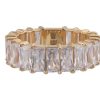 Accessories Judith Leiber | Baguette Eternity Ring Clear