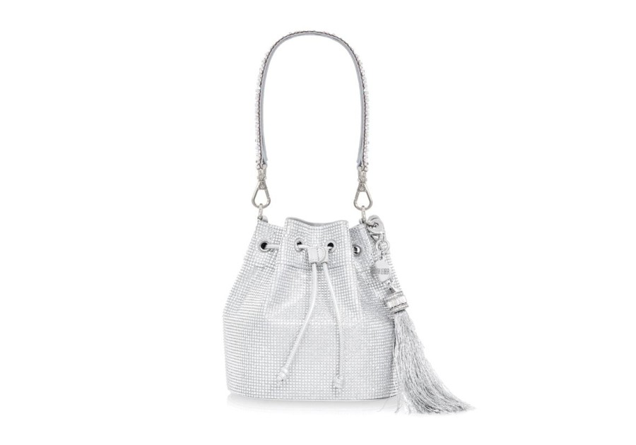 Handbags Judith Leiber | Piper Bucket Silver