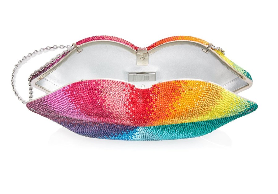 Handbags Judith Leiber | Lips Rainbow Kiss