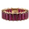 Accessories Judith Leiber | Baguette Eternity Ring Red