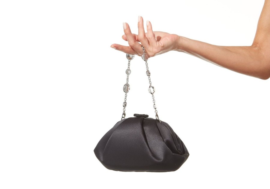 Handbags Judith Leiber | Gemma Satin Black