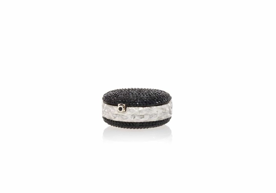 Accessories Judith Leiber | Macaron Pillbox Chocolate Creme