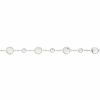 Accessories Judith Leiber | Round Jeweled Chain Silver