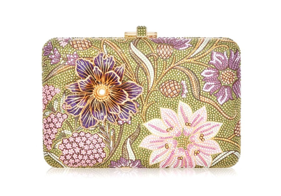 Handbags Judith Leiber | Slim Slide Dancing Floral