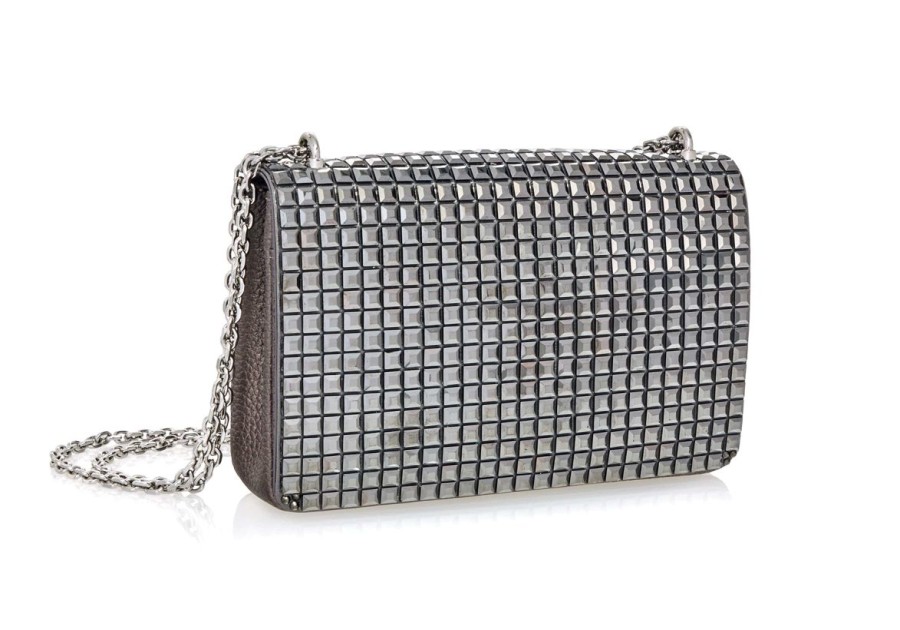 Handbags Judith Leiber | Cricket Squares Gray