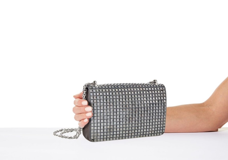 Handbags Judith Leiber | Cricket Squares Gray