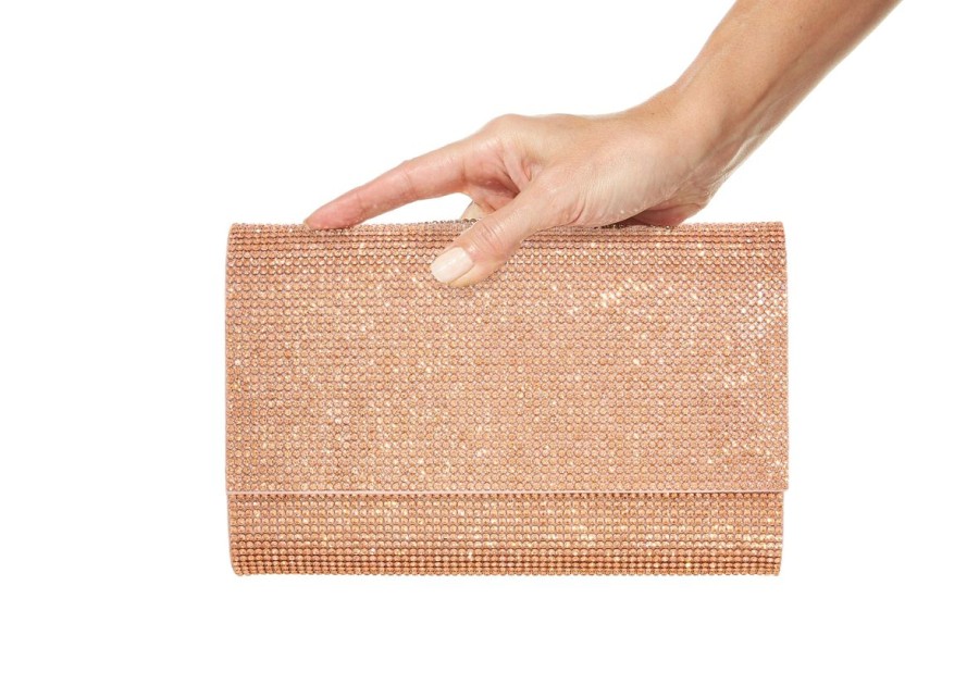 Handbags Judith Leiber | Classic Rose Gold Fizzoni