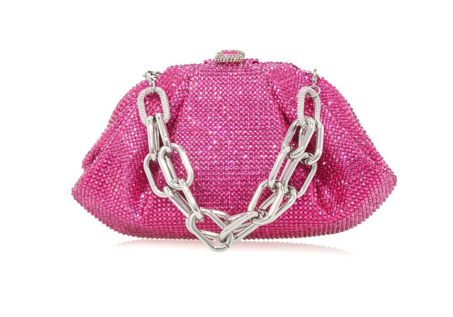 Handbags Judith Leiber | Gemma Crystal Fuchsia