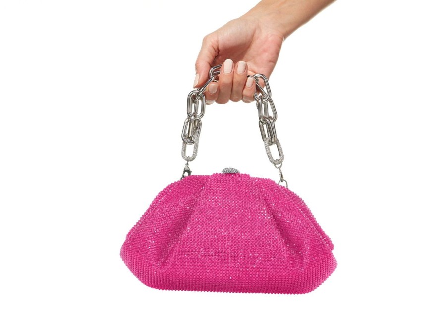 Handbags Judith Leiber | Gemma Crystal Fuchsia