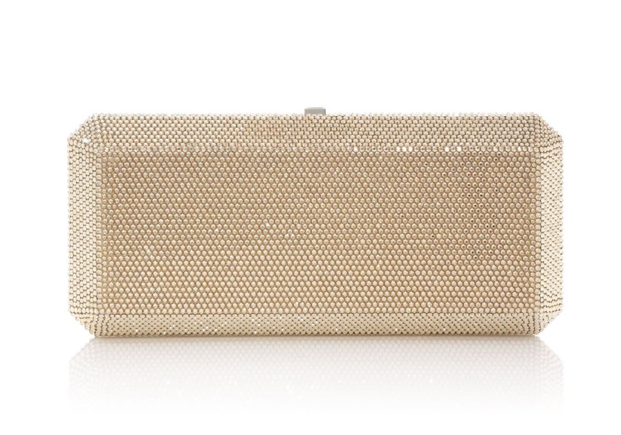 Handbags Judith Leiber | Classic Slim Rectangle Champagne