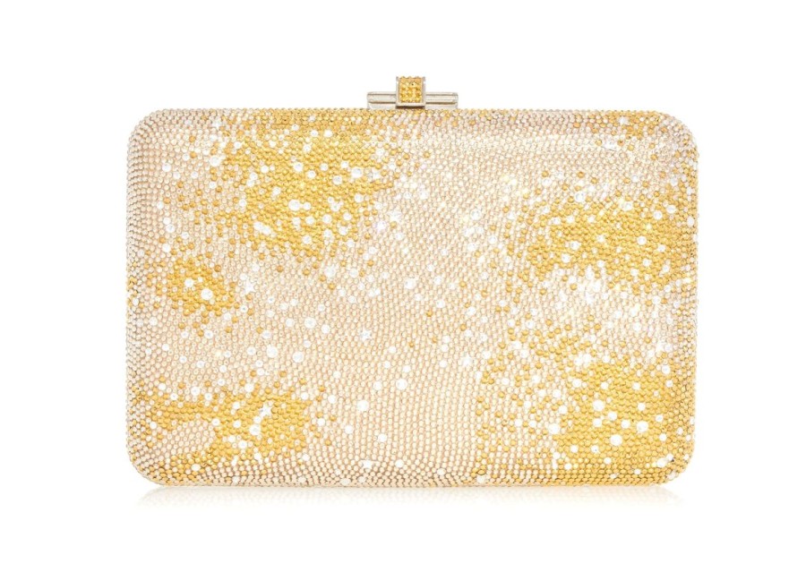 Handbags Judith Leiber | Slim Slide Galaxy Golden