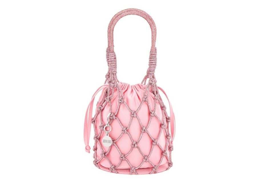 Handbags Judith Leiber | Sparkle Net Pouch Pink