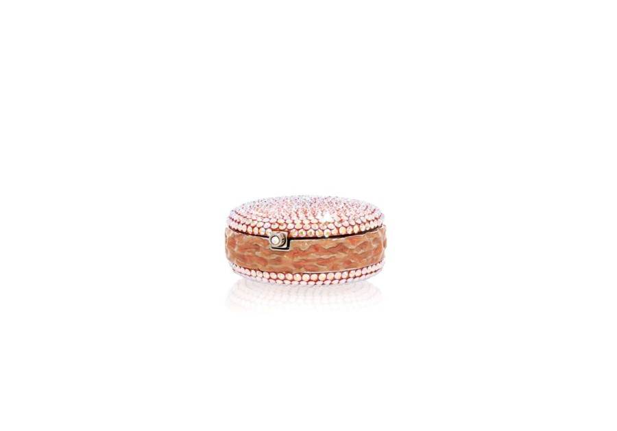 Accessories Judith Leiber | Macaron Pillbox Orange Sorbet