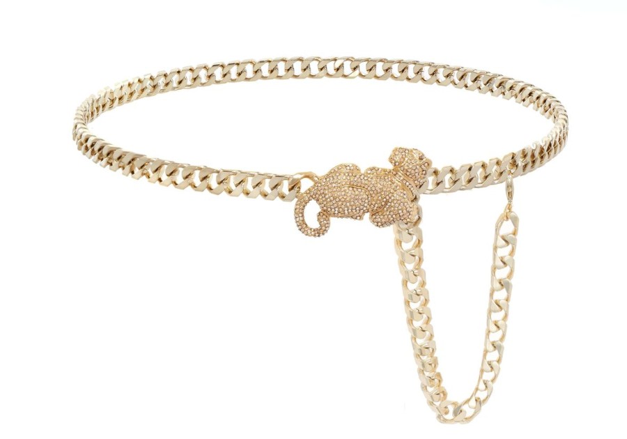 Accessories Judith Leiber | Wildcat Belt Champagne