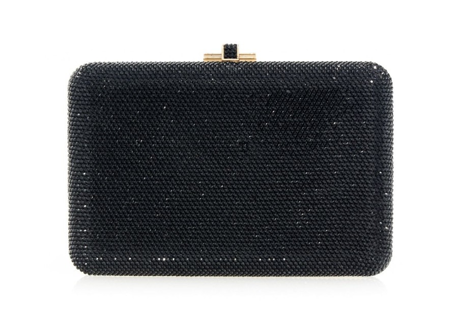 Handbags Judith Leiber | Classic Slim Slide Black