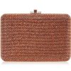 Handbags Judith Leiber | Classic Slim Slide Brown