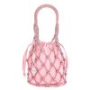 Handbags Judith Leiber | Sparkle Net Pouch Pink