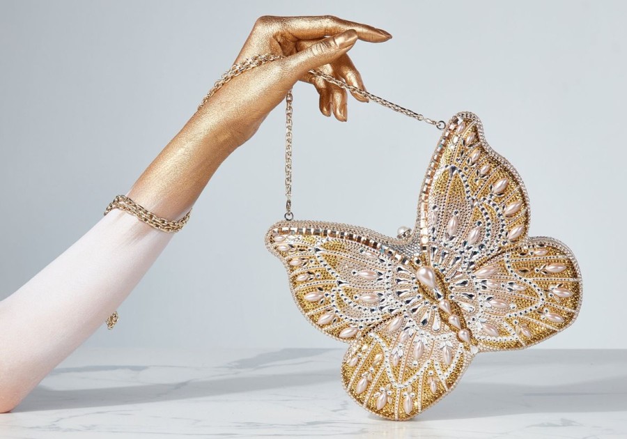 Handbags Judith Leiber | Butterfly Pearly