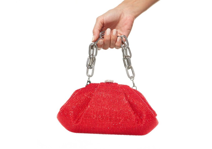 Handbags Judith Leiber | Gemma Crystal Red