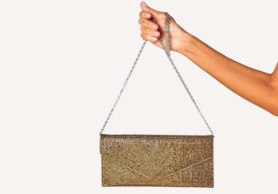 Handbags Judith Leiber | Classic Gold Envelope