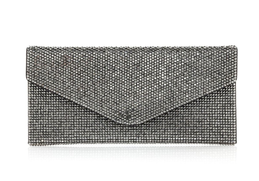 Handbags Judith Leiber | Classic Gray Envelope