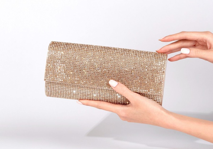 Handbags Judith Leiber | Perry Crystal Clutch Prosecco