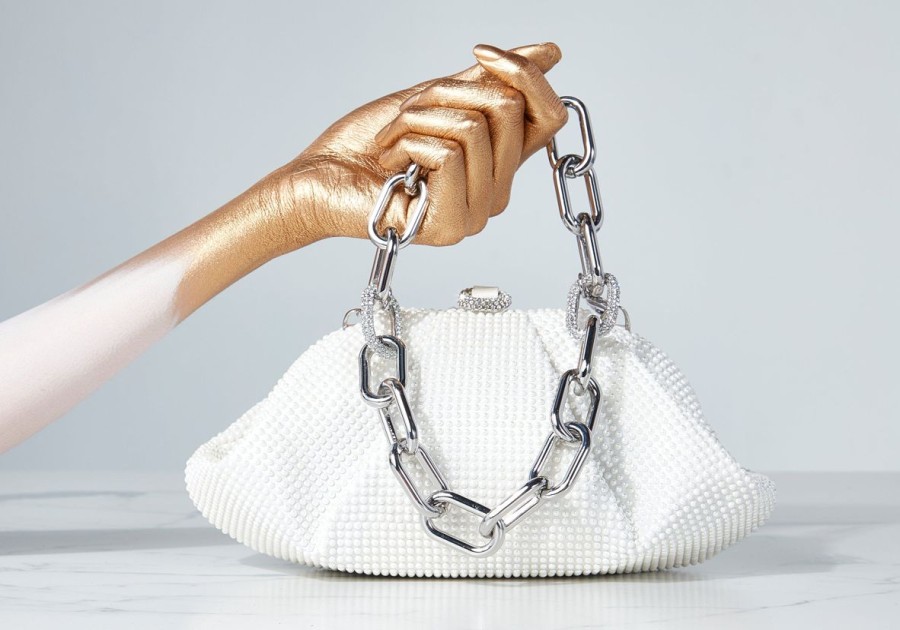 Handbags Judith Leiber | Gemma Fullbead Pearl