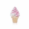 Accessories Judith Leiber | Ice Cream Cone Pillbox Strawberry Twist