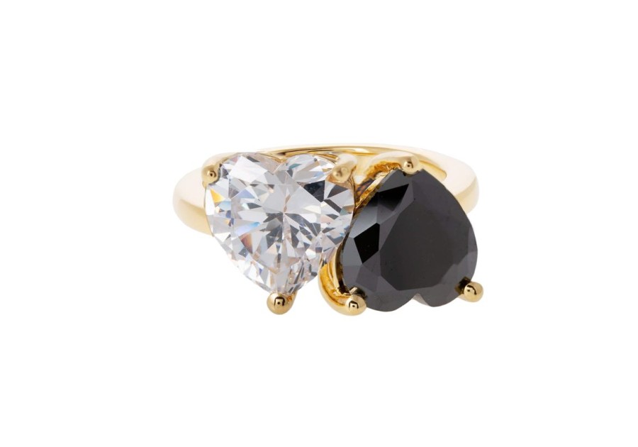 Accessories Judith Leiber | Toi Et Moi Ring Black