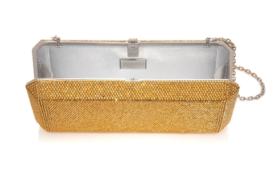 Handbags Judith Leiber | Classic Slim Rectangle Gold