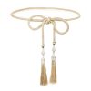 Accessories Judith Leiber | Crystal Tassel Belt Champagne