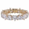 Accessories Judith Leiber | Small Heart Gem Eternity Band