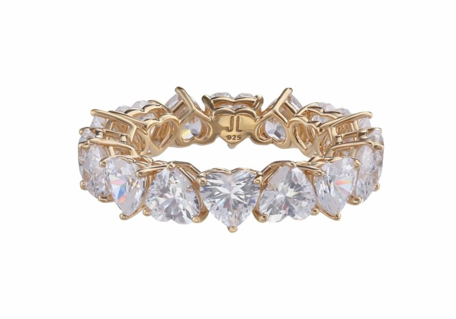 Accessories Judith Leiber | Small Heart Gem Eternity Band