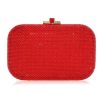 Handbags Judith Leiber | Classic Red Slide Lock