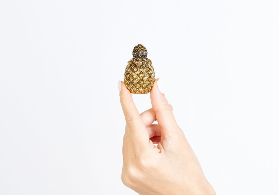 Accessories Judith Leiber | Pineapple Pillbox Golden