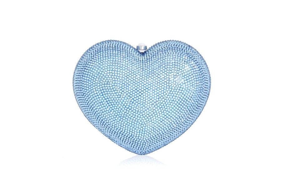 Handbags Judith Leiber | L'Amour Petit Coeur Sapphire