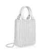 Handbags Judith Leiber | Mini Tote Crystal Silver