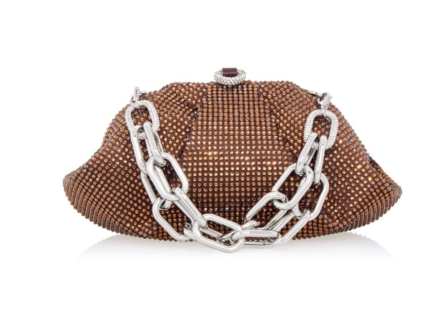 Handbags Judith Leiber | Gemma Fullbead Chocolate