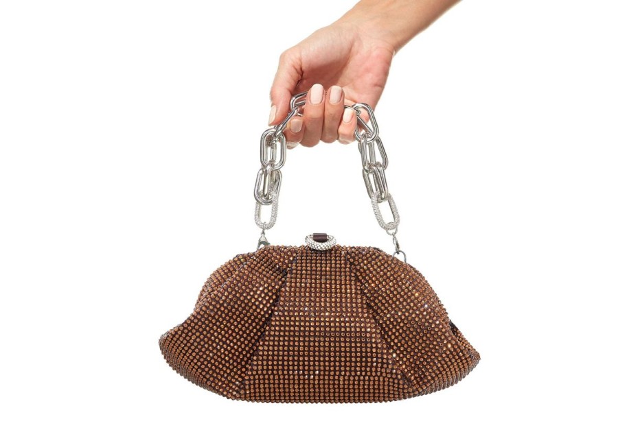 Handbags Judith Leiber | Gemma Fullbead Chocolate