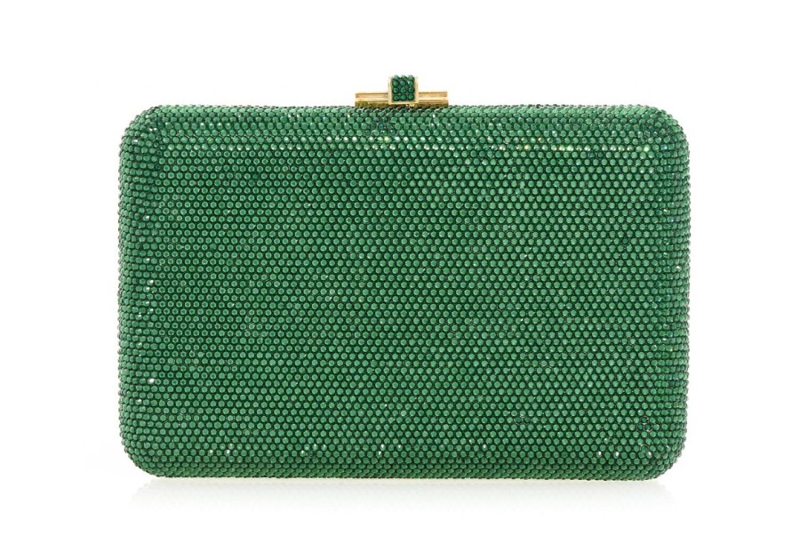 Handbags Judith Leiber | Classic Slim Slide Green