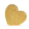 Handbags Judith Leiber | Heart Clutch Gold