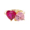 Accessories Judith Leiber | Toi Et Moi Ring Pink