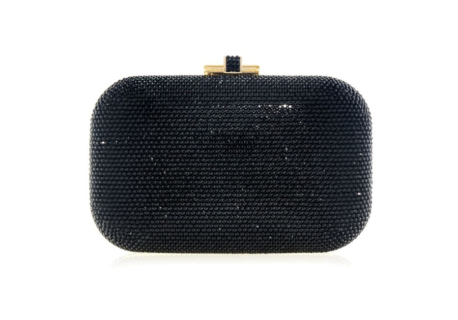 Handbags Judith Leiber | Classic Black Slide Lock