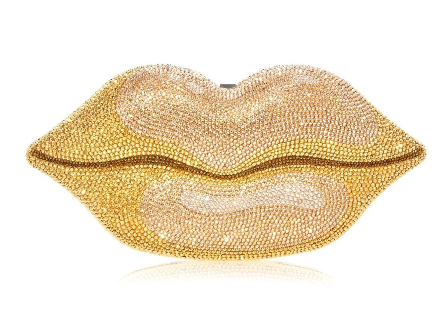 Handbags Judith Leiber | Hot Lips Gold