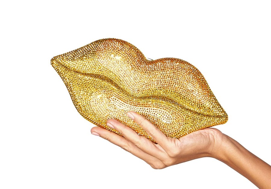 Handbags Judith Leiber | Hot Lips Gold