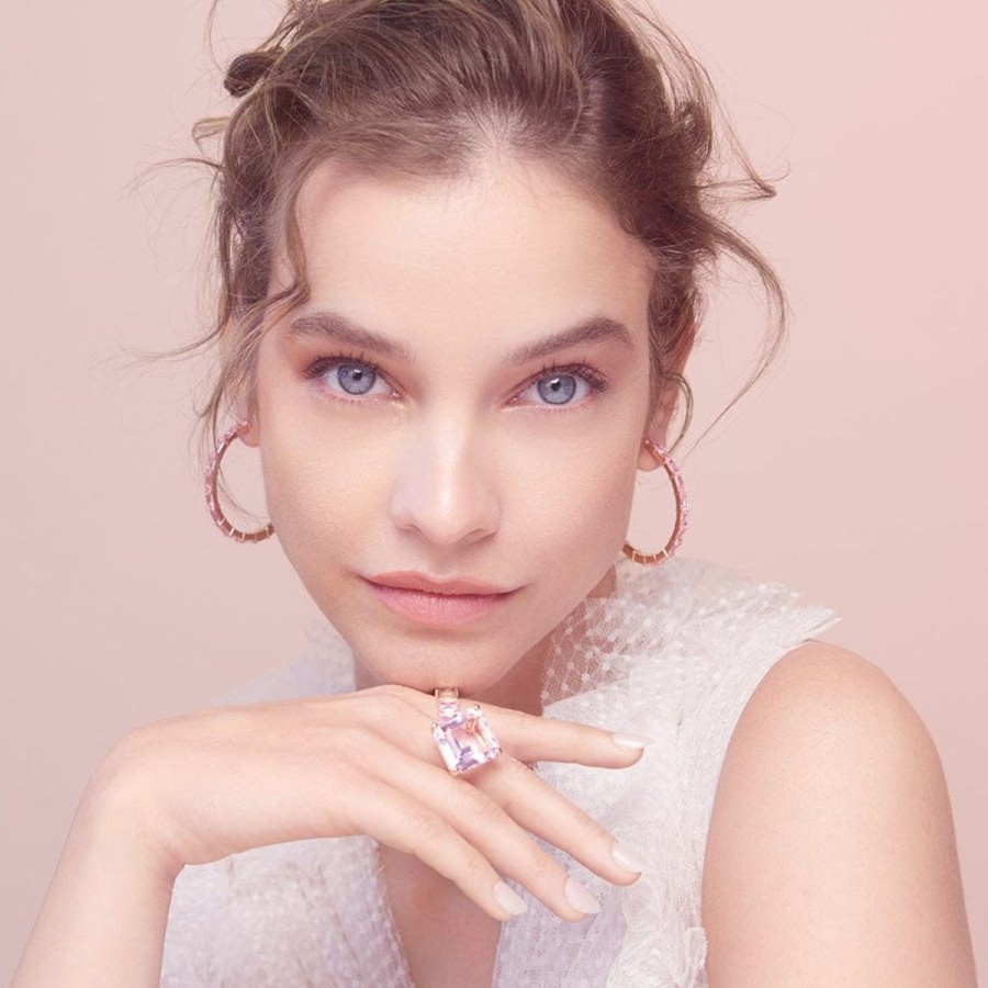 Accessories Judith Leiber | Baguette Eternity Ring Pink