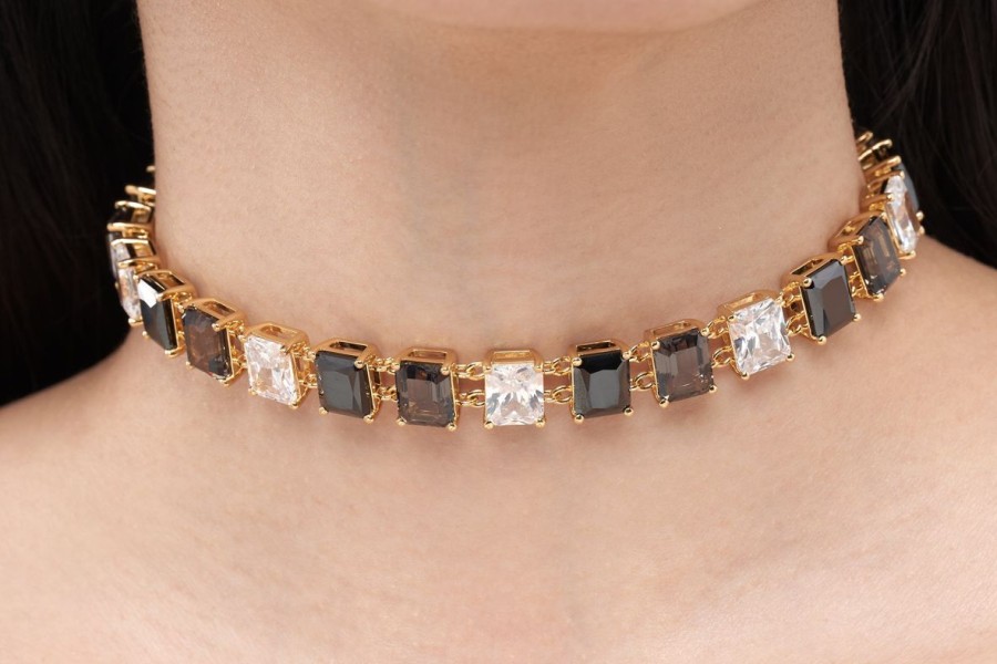 Accessories Judith Leiber | Baguette Choker Necklace